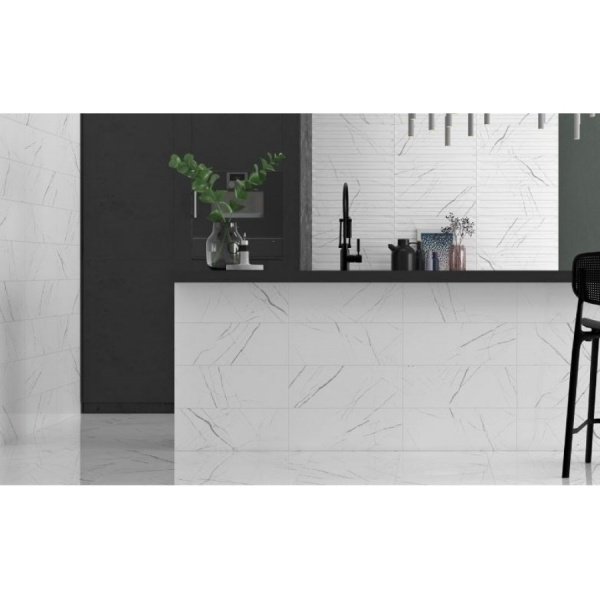2464 DOLE BLANCO SHINE RETT 60X60 ŠPANSKE PLOČICE ARGENTA 1kl 2