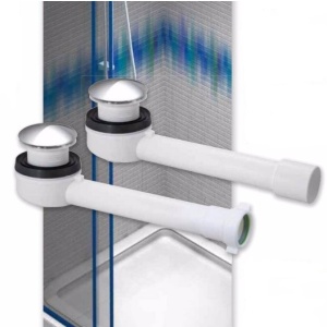 SIFON ZA TUŠ KADU HORIZONTALNI  FI50 STANDARD – BONOMINI ITALIJA