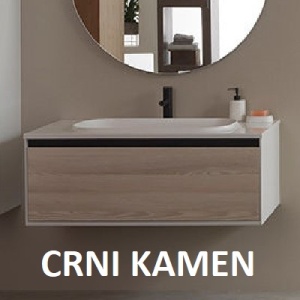 PANDORA 110 ORMARIĆ SA LAVABOOM CRNI KAMEN/BELA (BL.STONE/WH) – KOLPA SAN PANDORA 110 ORMARIĆ SA LAVABOOM CRNI KAMEN/BELA (BL.STONE/WH) – KOLPA SAN