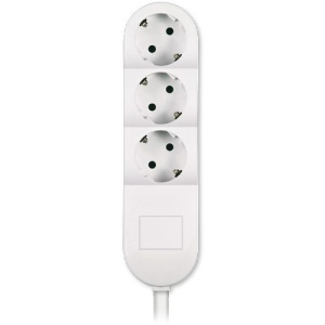 PRODUŽNI KABAL 1.5M 3RUPE BELI 3600W – ALING CONEL