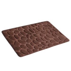 PROSTIRKA MEMORIJSKA PENA KAMEN BRAON 50X80