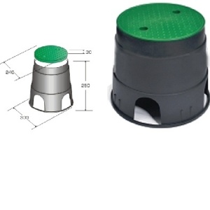 ŠAHT PVC OKRUGLI FI300mm VISINA-255mm