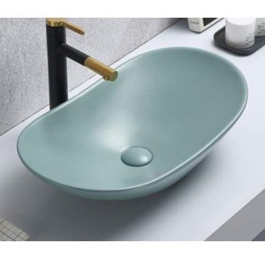 LAVABO NADGRADNI NA RAVNU PLOČU 7030SZ 615X360 ZELENI MAT – MINOTTI LAVABO NADGRADNI NA RAVNU PLOČU 7030SZ 615X360 ZELENI MAT – MINOTTI
