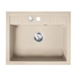 SUDOPERA GRANITNA FERRO 580X480 1 BEŽ SA POP-UP SIFONOM fi90 SUDOPERA GRANITNA FERRO 580X480 1 BEŽ SA POP-UP SIFONOM fi90