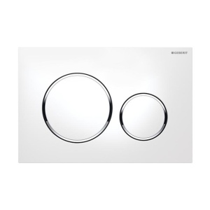 TASTER (TIPKA) SIGMA 20 BELO-HROM-BELO – GEBERIT TASTER (TIPKA) SIGMA 20 BELO-HROM-BELO – GEBERIT