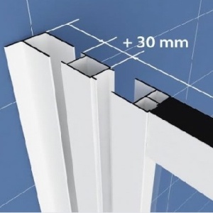 DODATNI PROFIL SQ LINE 30mm SILVER – KOLPA SAN DODATNI PROFIL SQ LINE 30mm SILVER – KOLPA SAN