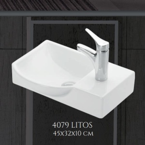 LAVABO NADGRADNI NA RAVNU PLOČU LITOS 450X320 – ESVIT LAVABO NADGRADNI NA RAVNU PLOČU LITOS 450X320 – ESVIT