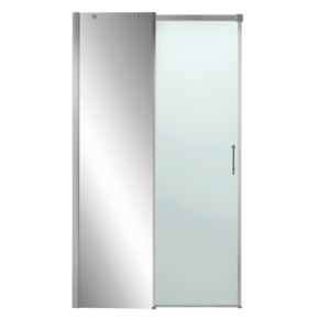 TITAN 120 TUŠ VRATA (PARAVAN) SA OGLEDALOM VISINE 200 PROVIDNO KALJENO STAKLO 8mm HROM RAM – CONCEPT TITAN 120 TUŠ VRATA (PARAVAN) SA OGLEDALOM VISINE 200 PROVIDNO KALJENO STAKLO 8mm HROM RAM – CONCEPT