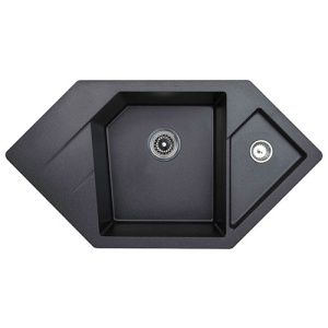 SUDOPERA GRANITNA XDIAMOND CRNA 960X510 SA POP-UP SIFONOM fi90/fi60 METALAC SUDOPERA GRANITNA XDIAMOND CRNA 960X510 SA POP-UP SIFONOM fi90/fi60 METALAC