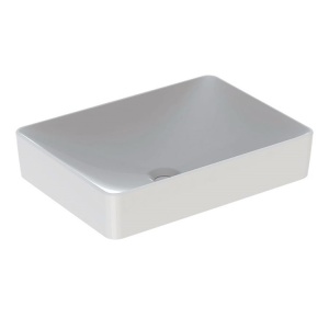LAVABO NADGRADNI NA RAVNU PLOČU PRAVOUGAONI 550X400 NEMA PRELIV SLAVINA NA PLOČI – GEBERIT LAVABO NADGRADNI NA RAVNU PLOČU PRAVOUGAONI 550X400 NEMA PRELIV SLAVINA NA PLOČI – GEBERIT