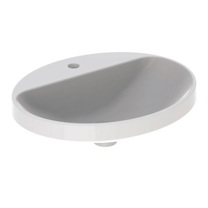 LAVABO UGRADNI U RAVNU PLOČU OVALNI 550X450 NEMA PRELIV SLAVINA NA LAVABOU – GEBERIT LAVABO UGRADNI U RAVNU PLOČU OVALNI 550X450 NEMA PRELIV SLAVINA NA LAVABOU – GEBERIT