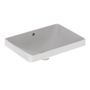 LAVABO UGRADNI U RAVNU PLOČU PRAVOUGAONI 550X400 IMA PRELIV SLAVINA NA PLOČI – GEBERIT LAVABO UGRADNI U RAVNU PLOČU PRAVOUGAONI 550X400 IMA PRELIV SLAVINA NA PLOČI – GEBERIT
