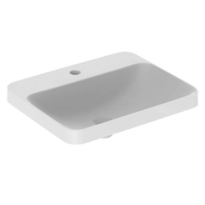 LAVABO UGRADNI U RAVNU PLOČU PRAVOUGAONI 550X450 NEMA PRELIV SLAVINA NA LAVABOU – GEBERIT LAVABO UGRADNI U RAVNU PLOČU PRAVOUGAONI 550X450 NEMA PRELIV SLAVINA NA LAVABOU – GEBERIT