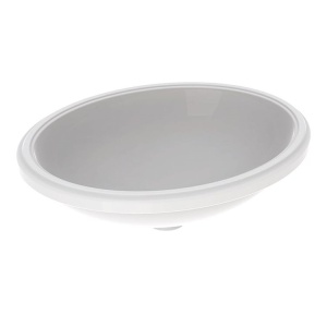 LAVABO PODGRADNI ISPOD RAVNE PLOČE OVALNI 560X460 NEMA PRELIV SLAVINA NA PLOČI – GEBERIT LAVABO PODGRADNI ISPOD RAVNE PLOČE OVALNI 560X460 NEMA PRELIV SLAVINA NA PLOČI – GEBERIT