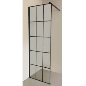 AQUA FIKSNI TUŠ PARAVAN 70 (FIKSNO STAKLO) VISINA 200 PROVIDNO KALJENO STAKLO 8mm MAT CRNI DARK BLACK RAM SA VERTIKALNIM HORIZONTALNIM LINIJAMA  – LINNI AQUA FIKSNI TUŠ PARAVAN 70 (FIKSNO STAKLO) VISINA 200 PROVIDNO KALJENO STAKLO 8mm MAT CRNI DARK BLACK RAM SA VERTIKALNIM HORIZONTALNIM LINIJAMA  – LINNI