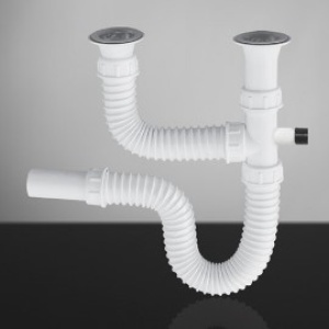 DVODELNI SIFON ZA SUDOPERU DVODELNI SIFON ZA SUDOPERU