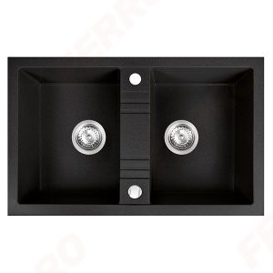 SUDOPERA GRANITNA FERRO 780X480 2D CRNA SA POP-UP SIFONOM fi90 SUDOPERA GRANITNA FERRO 780X480 2D CRNA SA POP-UP SIFONOM fi90