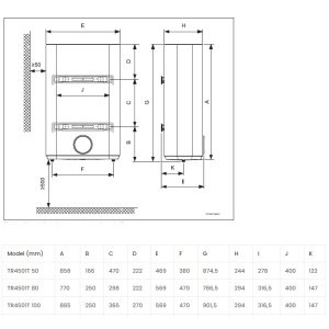 BOJLER BOSCH 80L TR4501T SLIM TANKI VREMENSKI PROGRAM – NEMAČKA BOJLER BOSCH 80L TR4501T SLIM TANKI VREMENSKI PROGRAM – NEMAČKA