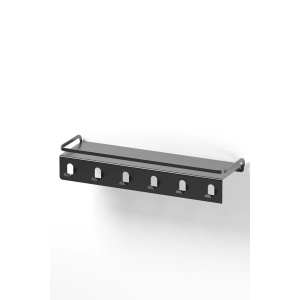 POLICA KUPATILSKA SA 6 KUKA CRNA – TEKNO-TEL POLICA KUPATILSKA SA 6 KUKA CRNA – TEKNO-TEL