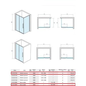 DEVON200 100X90 TUŠ KABINA VISINE 200 PROVIDNO KALJENO STAKLO 6mm HROM RAM – CONCEPT DEVON200 100X90 TUŠ KABINA VISINE 200 PROVIDNO KALJENO STAKLO 6mm HROM RAM – CONCEPT