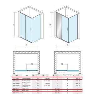 TITAN 100X80 TUŠ KABINA VISINE 195 PROVIDNO STAKLO 8mm HROM RAM – CONCEPT TITAN 100X80 TUŠ KABINA VISINE 195 PROVIDNO STAKLO 8mm HROM RAM – CONCEPT