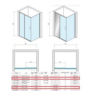 TITAN 120X80 TUŠ KABINA VISINE 195 PROVIDNO STAKLO 8mm HROM RAM – CONCEPT TITAN 120X80 TUŠ KABINA VISINE 195 PROVIDNO STAKLO 8mm HROM RAM – CONCEPT
