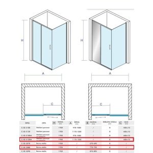 TITAN 120X80 TUŠ KABINA SA OGLEDALOM VISINE 195 PROVIDNO STAKLO 8mm HROM RAM – CONCEPT TITAN 120X80 TUŠ KABINA SA OGLEDALOM VISINE 195 PROVIDNO STAKLO 8mm HROM RAM – CONCEPT