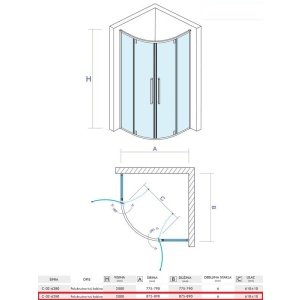 ABSOLUT R90 PIVOT TUŠ KABINA VISINE 200 PROVIDNO KALJENO STAKLO 6MM HROM RAM – CONCEPT ABSOLUT R90 PIVOT TUŠ KABINA VISINE 200 PROVIDNO KALJENO STAKLO 6MM HROM RAM – CONCEPT