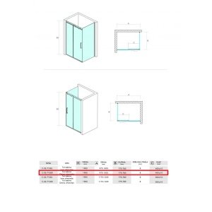 NEPTUN 100X80-D DESNA TUŠ KABINA VISINE 195 PROVIDNO STAKLO 8mm HROM RAM – CONCEPT NEPTUN 100X80-D DESNA TUŠ KABINA VISINE 195 PROVIDNO STAKLO 8mm HROM RAM – CONCEPT